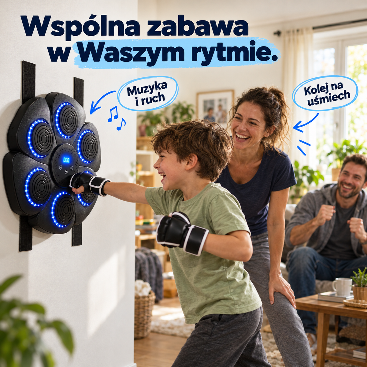 Boksland Punch 2.4 PRO - Interaktywna Tarcza Bokserska
