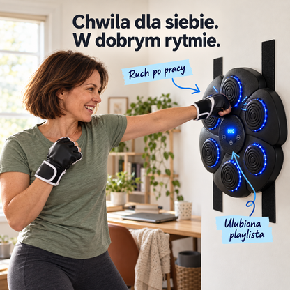 Boksland Punch 2.4 PRO - Interaktywna Tarcza Bokserska